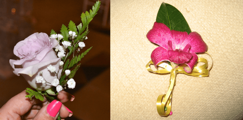 corsage & boutonnière