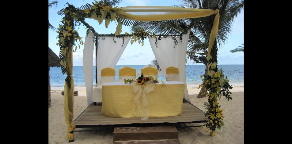 Beach wedding