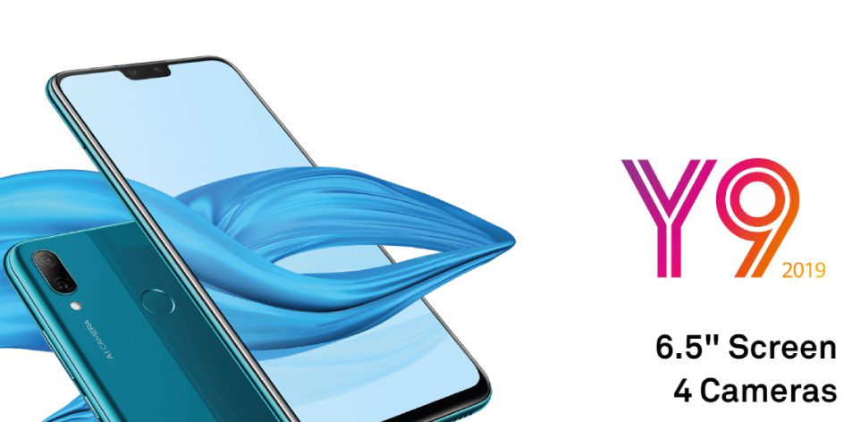 HUAWEI Y9 2019- 4 AI Cameras, 4000mAh, 6.5", 64GB ROM, 4GM RAM, Kirin 710 Octa-core- 24,990Kshs