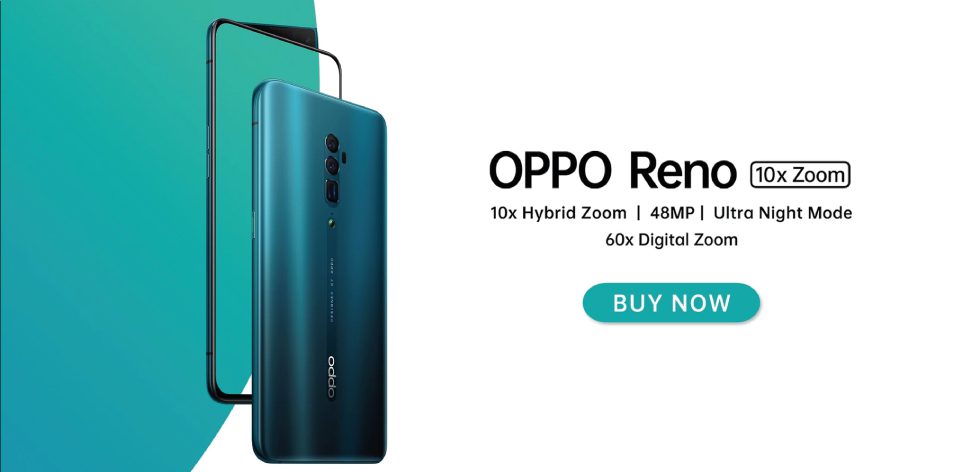 OPPO Reno 10x Zoom- 48MP OIS Camera, 8GB Ram, 256GB Internal Memory- 88,995Kshs