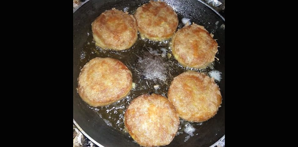 potato mince patties