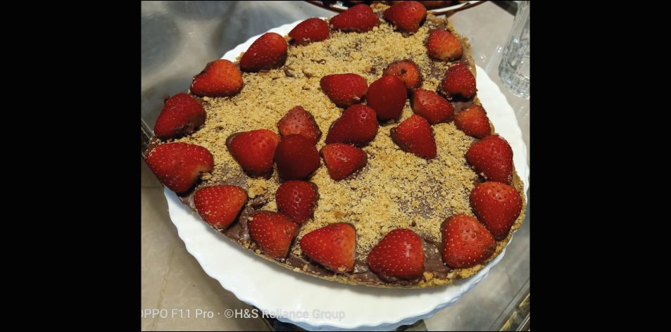 no-bake chocolate custard tart