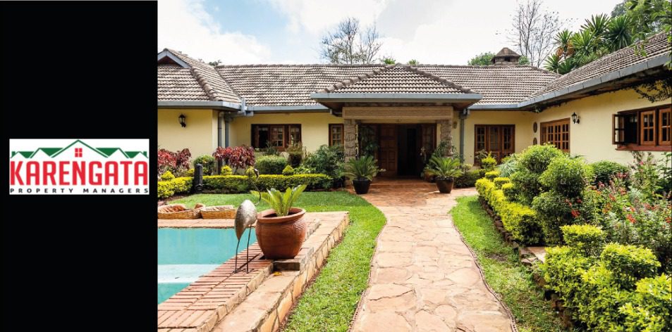 4 Bedroom Family Home With A 3 Bedroom Guest Cottage Sitting On 1.8 acres Located In Windy Ridge, Karen, Nairobi