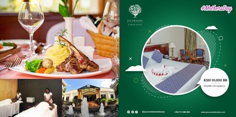 Spend Mother's Day At Jacaranda Nairobi Hotel- Kshs.10,000 BB Double Occupancy