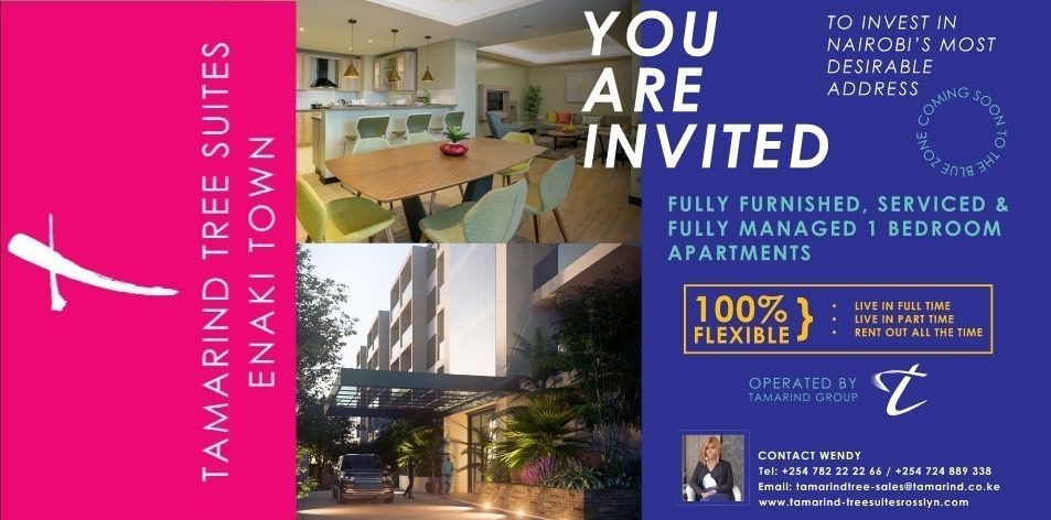 TAMARIND TREE SUITES: You Are Invited To Invest In Nairobi's Most Desirable Address