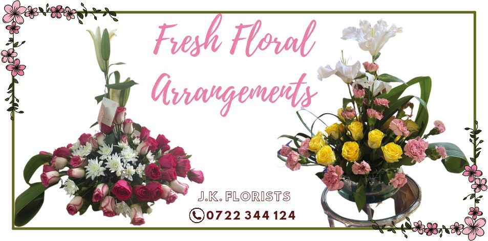 fresh floral arrangements