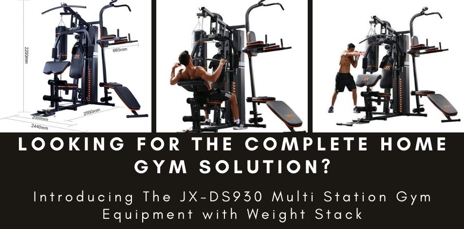 Want To Setup A Complete Gym? JX-DS930 Multi Station Gym Equipment with Weight Stack