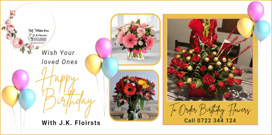 Order Birthday Flowers From J.K. Florists!