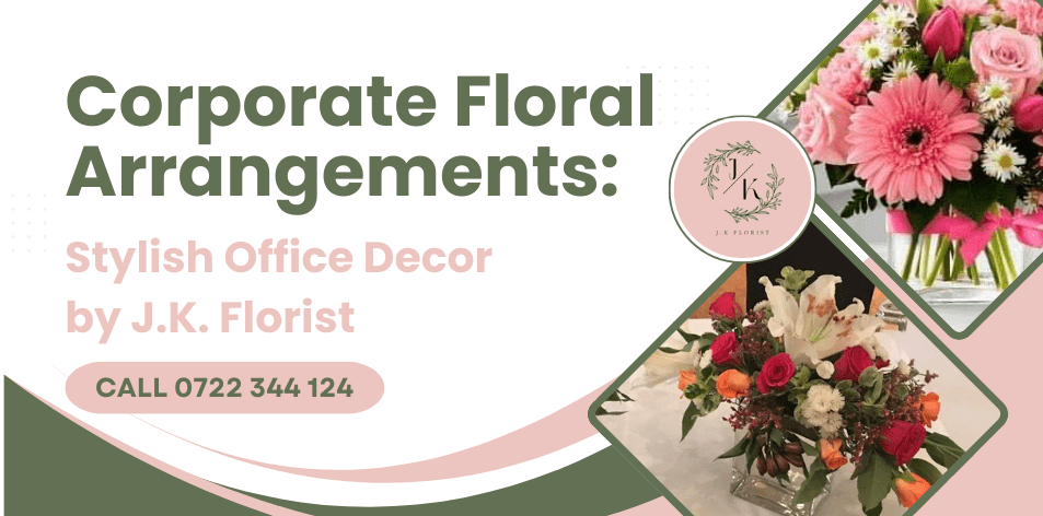 Corporate Floral Arrangements: Stylish Office Decor by J.K. Florist