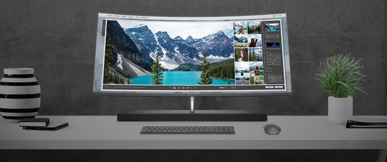 HP ENVY 34" Curved All-in-One.