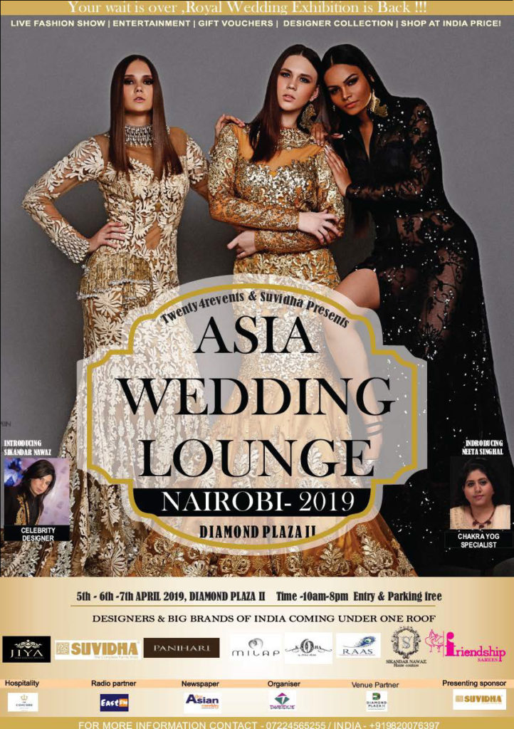 Asia wedding lounge Nairobi 2019- 5th-7 April 2019