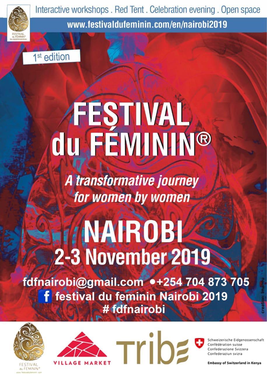 Festival du Feminin Nairobi 2019- 2nd-3rd Nov 2019