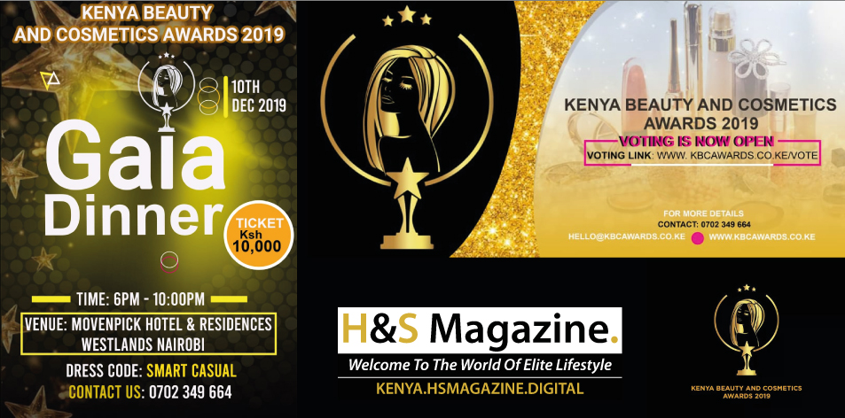 Kenya Beauty and Cosmetics Awards 2019- Taking Place On The 10th Of December 2019, Movenpick Hotel and Residences, Nairobi, Kenya