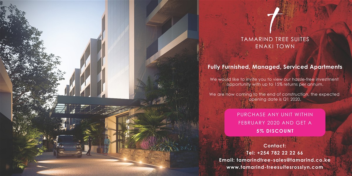 Tamarind Tree Suites Enaki Town- Purchase Any Unit Within February 2020 And Get A 5% Discount