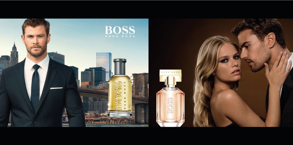 hugo boss the scent advert building