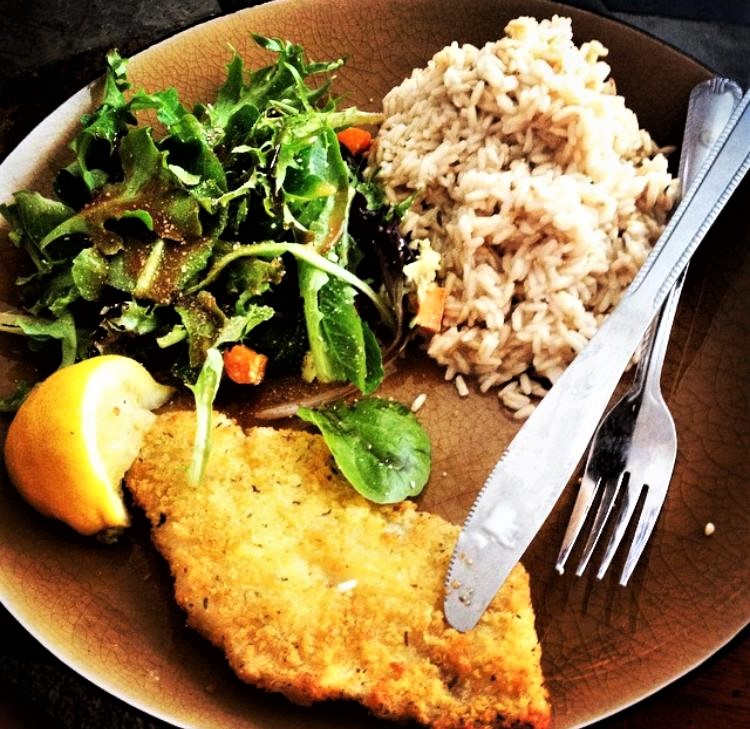Parmesan Crusted Baked Tilapia