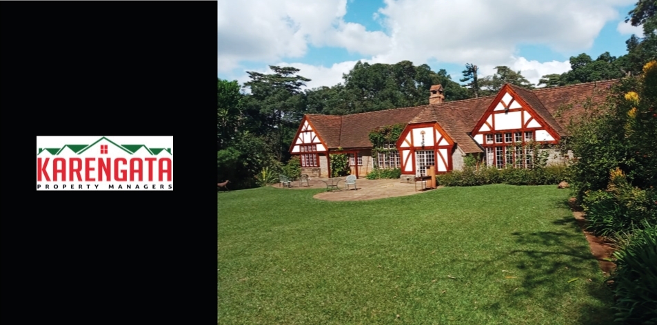 3 Bedroom Tudor-Style Home Located In The Heart Of Karen Set On 4.8 Acres