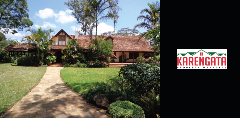 5 Bedroom Main House, 2 bedroom Guest Cottage & 1 Bedroom Guest Cottage Located In Langata