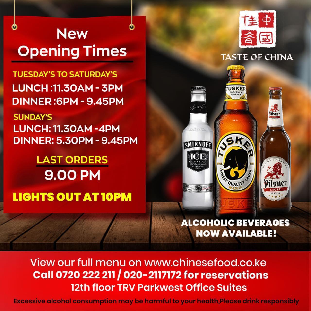 Taste Of China- We're Opened, Come Enjoy Great Food With A Great View