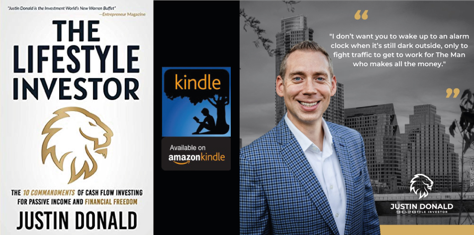 Amazon Kindle- H&S Magazine's Recommended Book Of The Week- Justin Donald- The Lifestyle Investor: The 10 Commandments of Cash Flow Investing for Passive Income and Financial Freedom