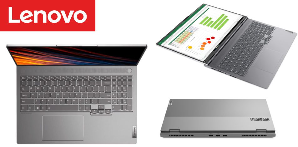Lenovo ThinkBook 16p G2- AMD Ryzen™ 9 5900HX, 32GB RAM DDR4, 1TB SSD, 16" Screen, nVIDIA RTX3060 6GB Graphics, 1 Year Warranty
