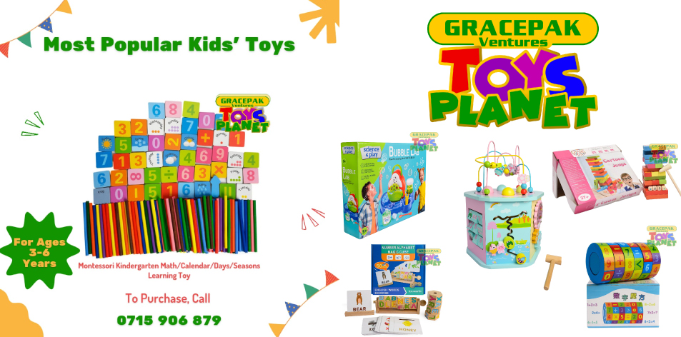 GRACEPAK Ventures- TOYS PLANET: 10 Most Popular Kids Toys For 3-6 Years