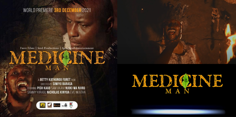 MEDICINE MAN- Medicine Man is a 2020 Kenyan film produced by Betty Kathungu Furet, directed by Simiyu Barasa and written by Edijoe Mwaniki. The film was among 12 films that were funded by the government in 2020 through the first ever Film Empowerment Program by the Kenya Film Commission. The film is set to premier in December 2021.