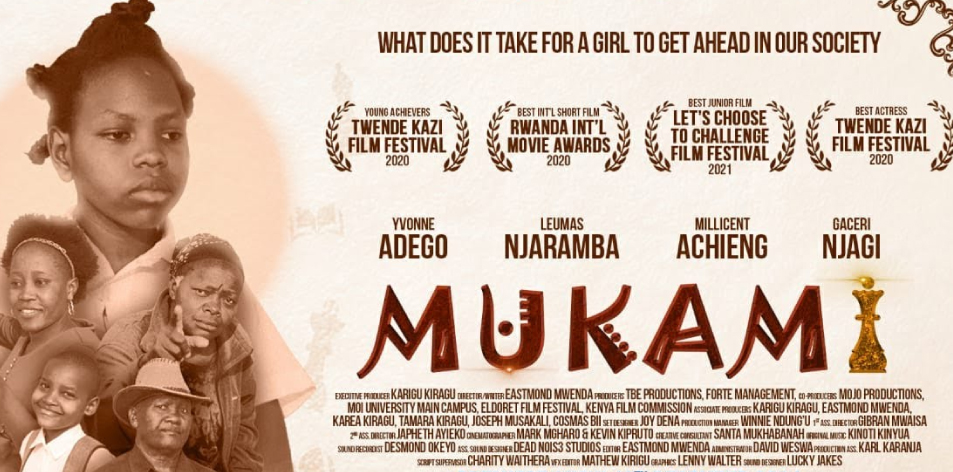MUKAMI- MUKAMI 🎬 This is the story of an African girl’s journey through life as a student in a community that looks down upon girls attaining education. In the height of her frustration she meets a strange Doctor playing chess who builds her mental fortitude. Mukami rises and breaks through her glass ceiling...