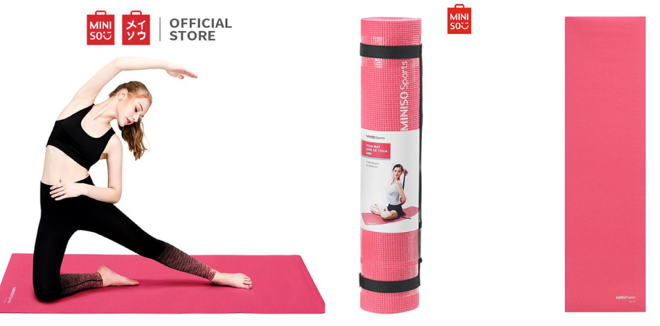 Ladies, Looking To Start Your Home Workout Regime? Get Started With The Miniso Yoga Mat