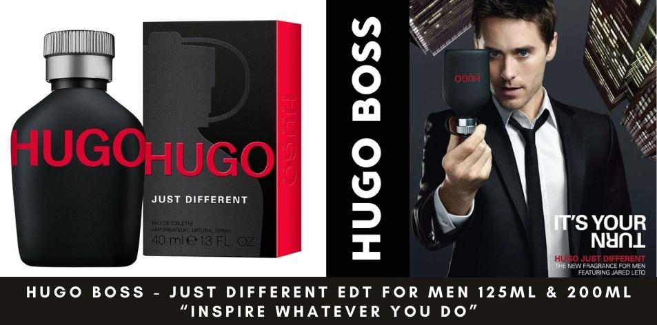 H&S Recommended Fragrance of The Week- Hugo Boss - Just Different EDT For Men 125ML & 200ML
