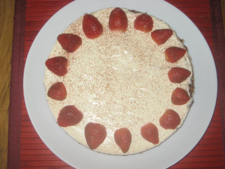 no bake strawberry cheesecake