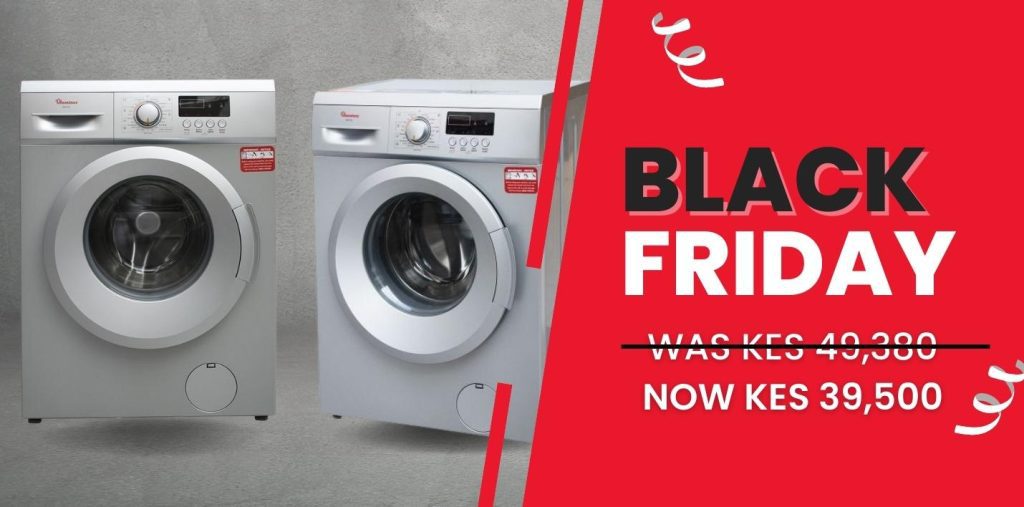 Black Friday Flash Sale Ramtons RW152-Front Load Fully Automatic 6Kg Washer 1200RPM