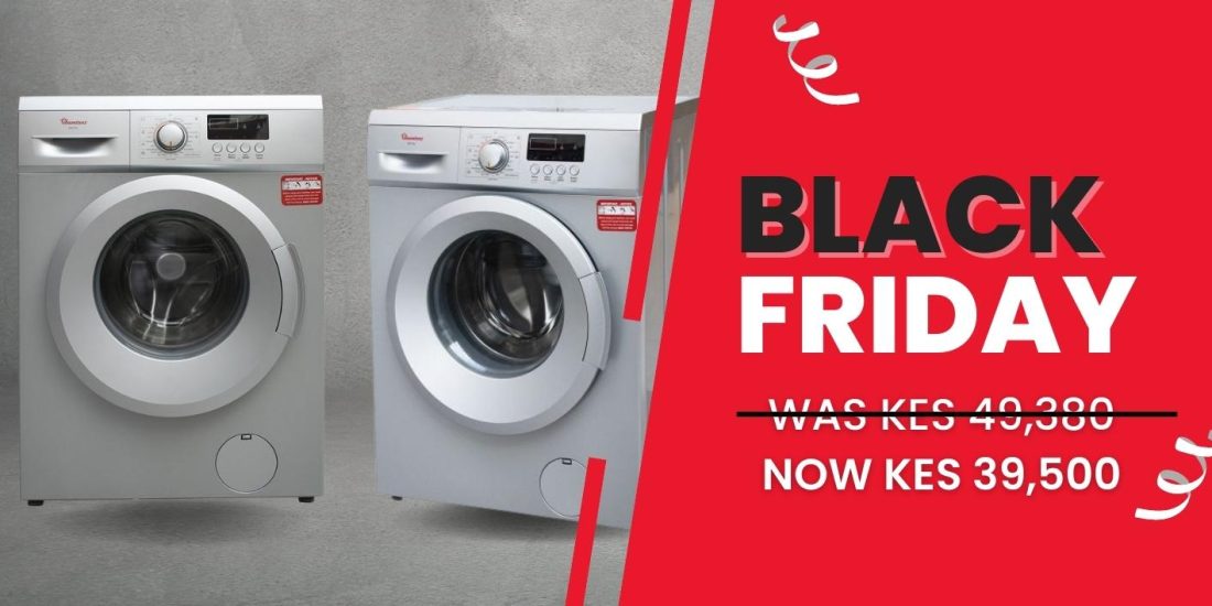 Black Friday Flash Sale Ramtons RW152-Front Load Fully Automatic 6Kg Washer 1200RPM