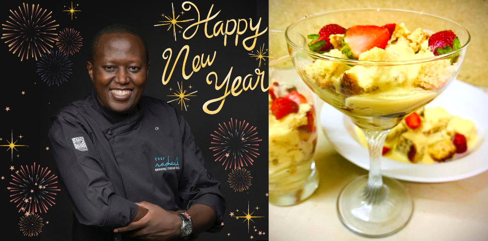 Vanilla Custard Trifle By Chef Raphael - H&S New Year's Special