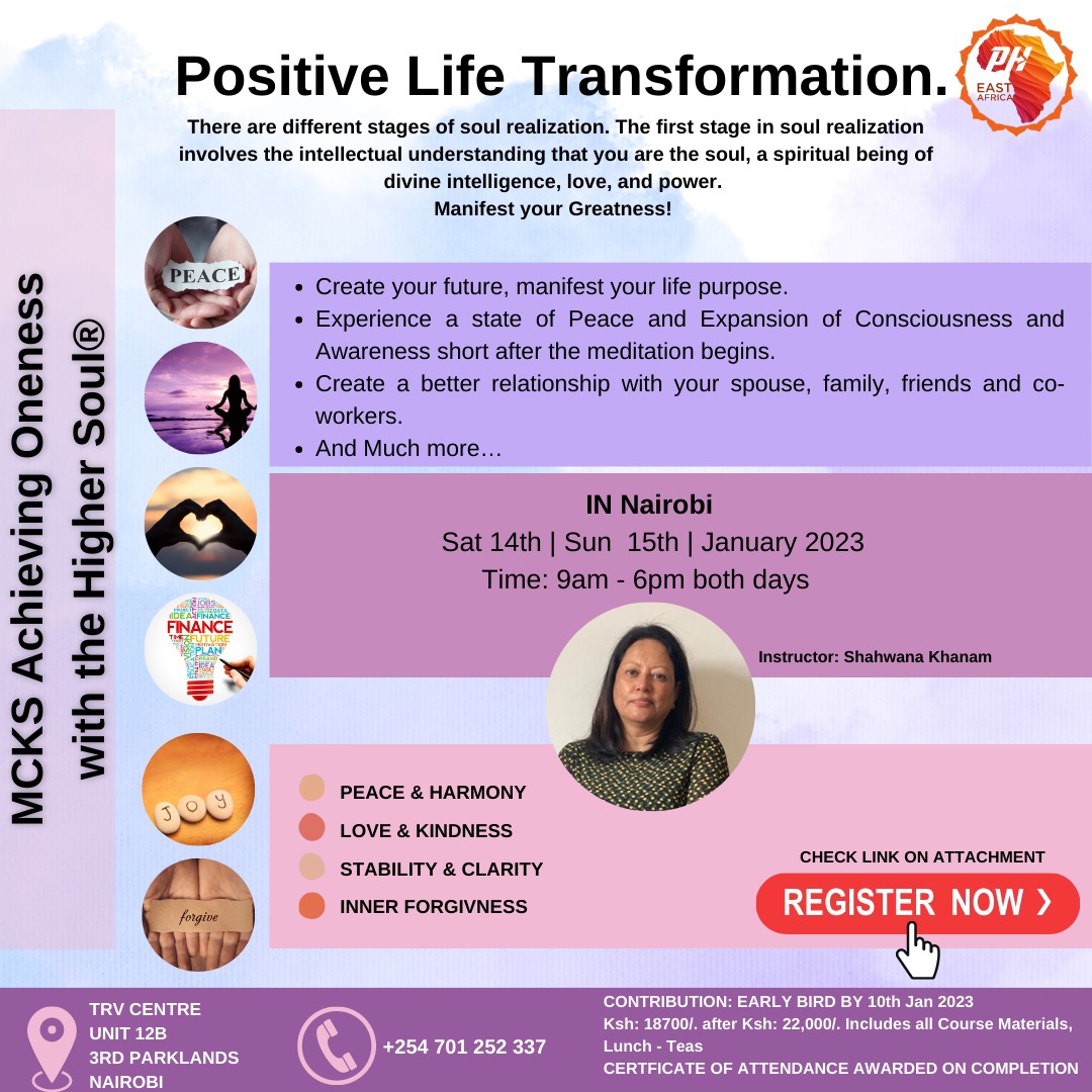 Positive Life Transformation Workshop