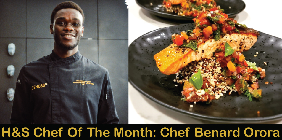 Herbed Salmon & Quinoa Salad by Chef Benard Orora, H&S Chef Of The Month