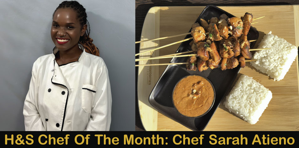 Chicken Satay In Peanut Butter Sauce by Chef Sarah Atieno