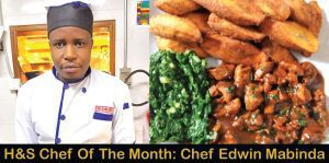 Beef Goulash Served With Plantains by Chef Edwin Mabinda, H&S Chef Of The Month