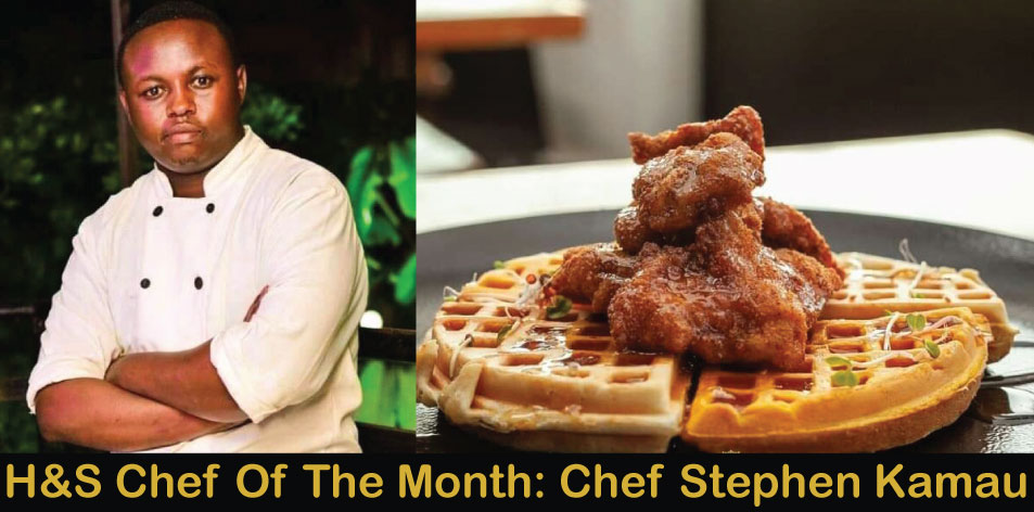 Chicken Waffles by Chef Stephen Kamau, H&S Chef Of The Month