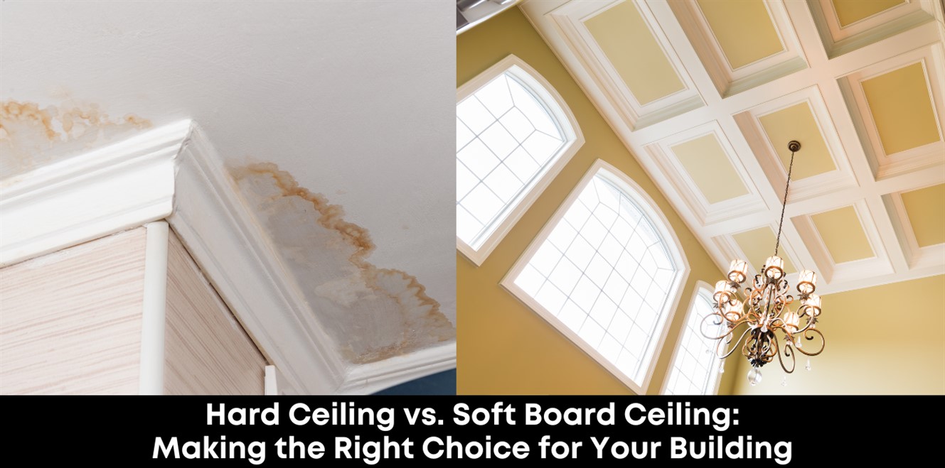 Hard Ceiling vs. Soft Board Ceiling: Making the Right Choice for Your Building