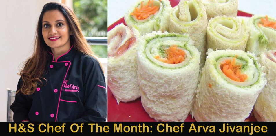 Vegetable Sushi Rolls by Chef Arva Jivanjee, H&S Chef Of The Month
