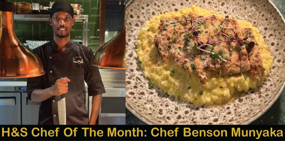 Grilled Chicken Risotto by Chef Benson Munyaka, H&S Chef Of The Month