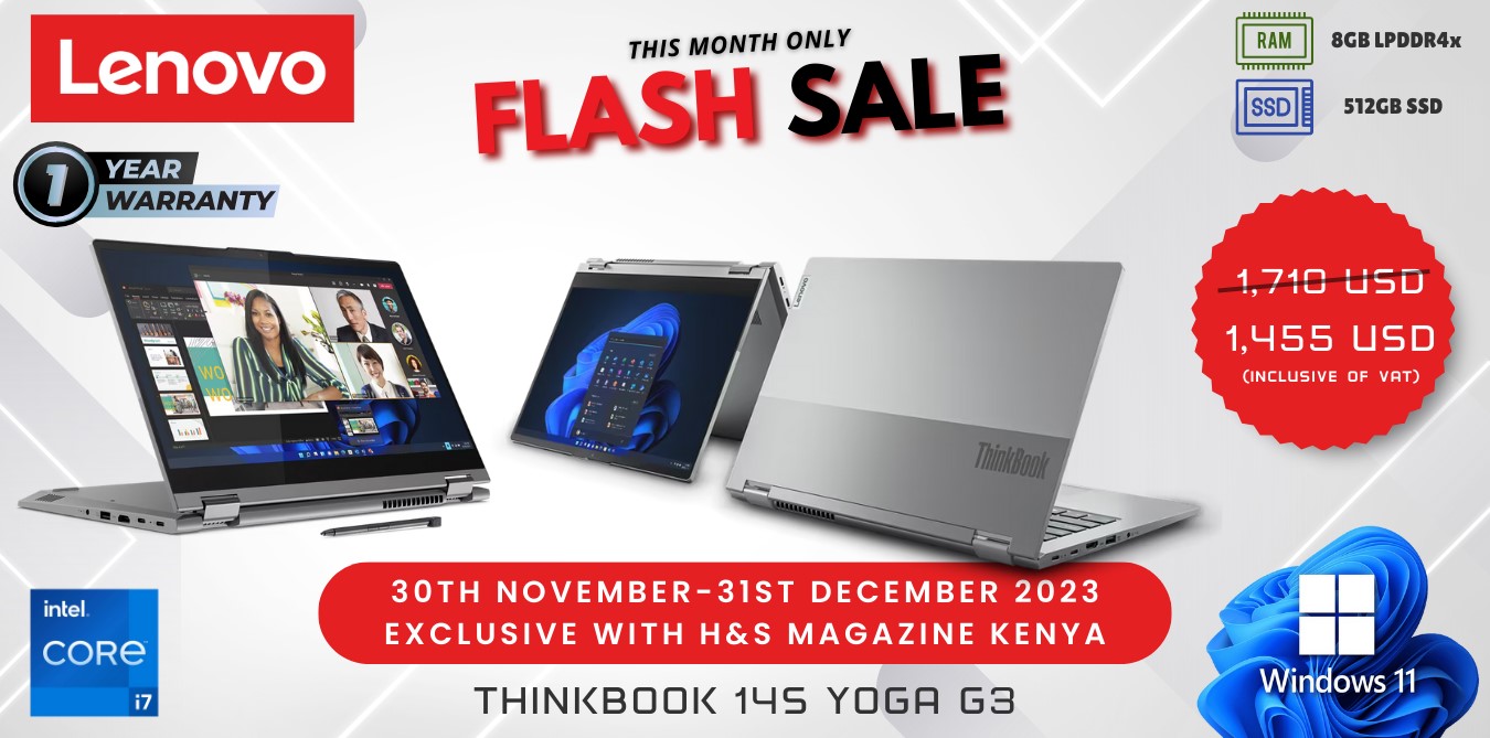 H&S Exclusive Tech Offers: This Month’s Flash Deal! Elevate Your Experience with the Lenovo ThinkBook 14s Yoga G3 IRU 21JG000BUE