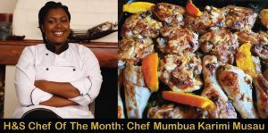 Orange Ginger Roast Chicken by Chef Mumbua Karimi Musau, H&S Chef Of The Month