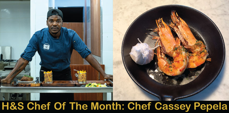 Spicy Grilled Jumbo Prawns by Chef Cassey Pepela, H&S Chef Of The Month