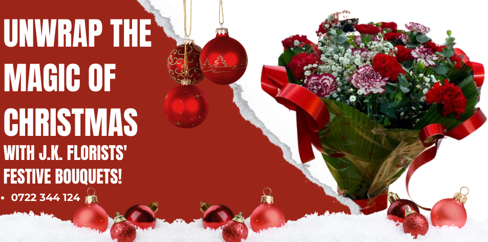 Unwrap The Magic Of Christmas With J.K. Florists' Festive Bouquets!