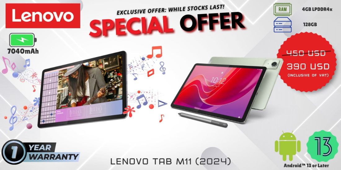 Discover the Lenovo Tab M11 ZADB0031AE