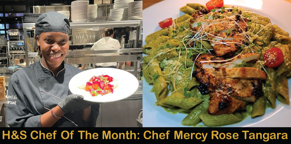 Pesto Pasta With Chicken by Chef Mercy Rose Tangara, H&S Chef Of The Month