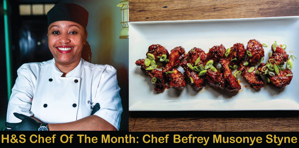 Barbecue Chicken Wings by Chef Befrey Musonye Styne, H&S Chef Of The Month