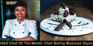 No Bake Oreo Cheese Cake by Chef Befrey Musonye Styne, H&S Chef Of The Month